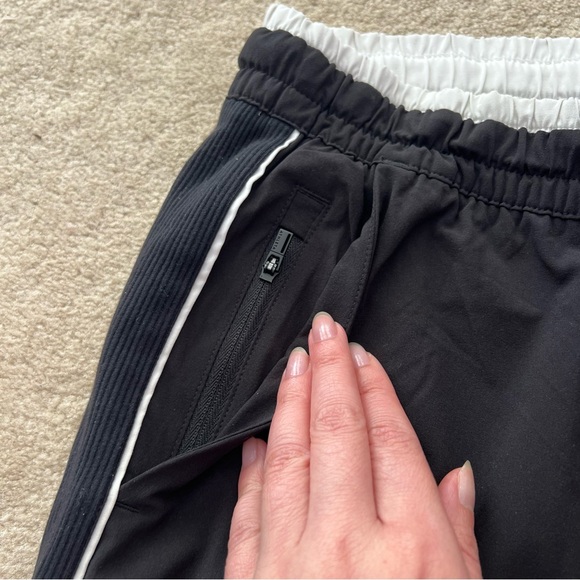 Athleta Brooklyn Jogger Colorblock Stripe Pant Size 6 - Picture 4 of 15
